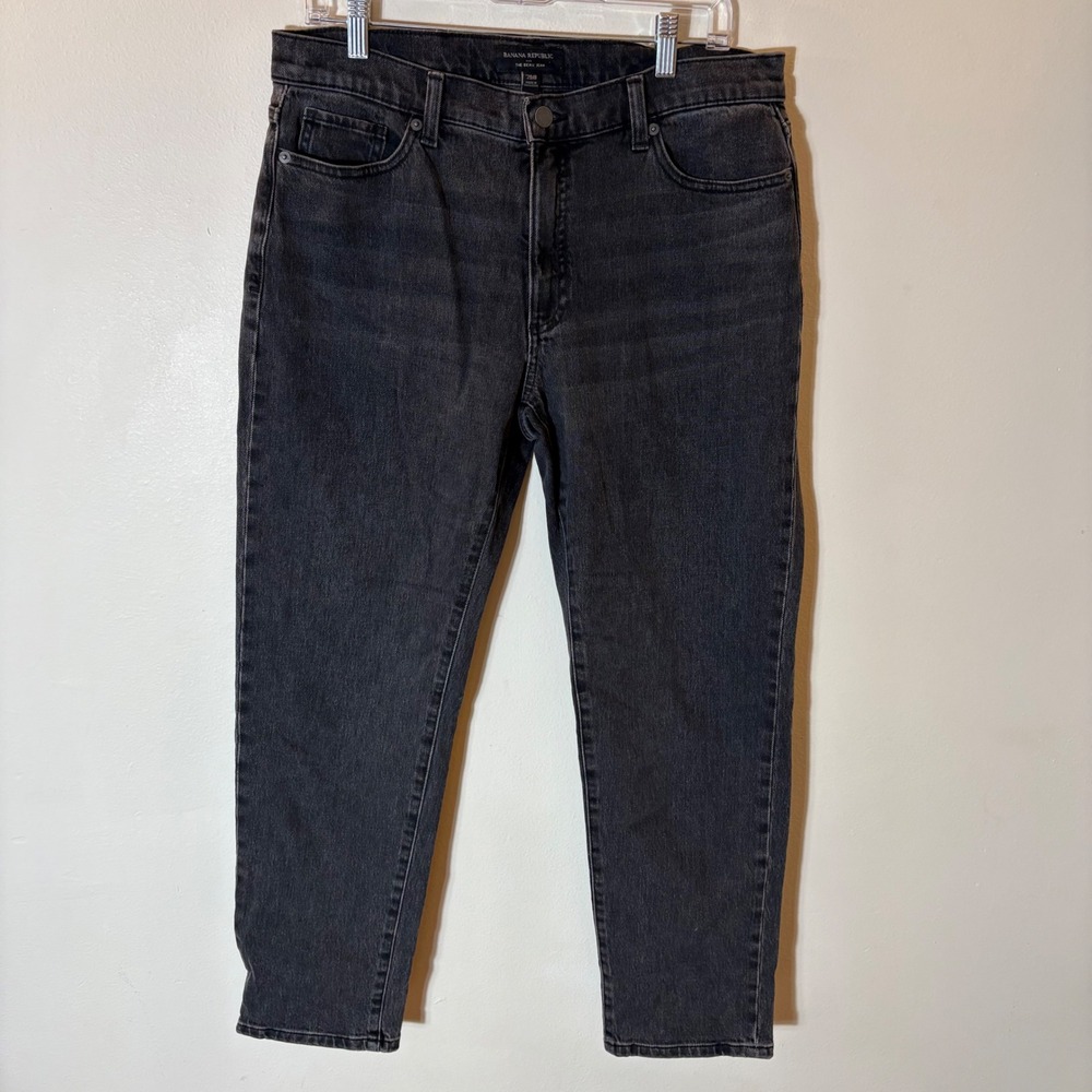 Banana Republic The Beau Jean Black Wash Size 29/8